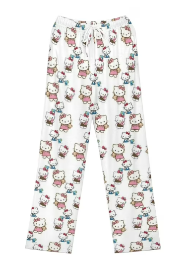 Adults Button-Up Pajama Pants C/R