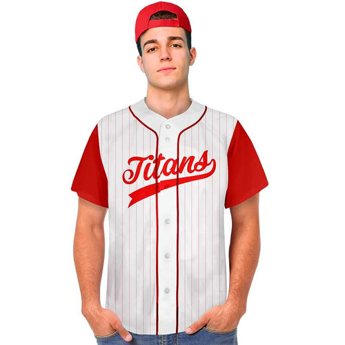 Buy SU Men's ColorBlock Henley Custom Sublimated Baseball Jersey for only  $40.29